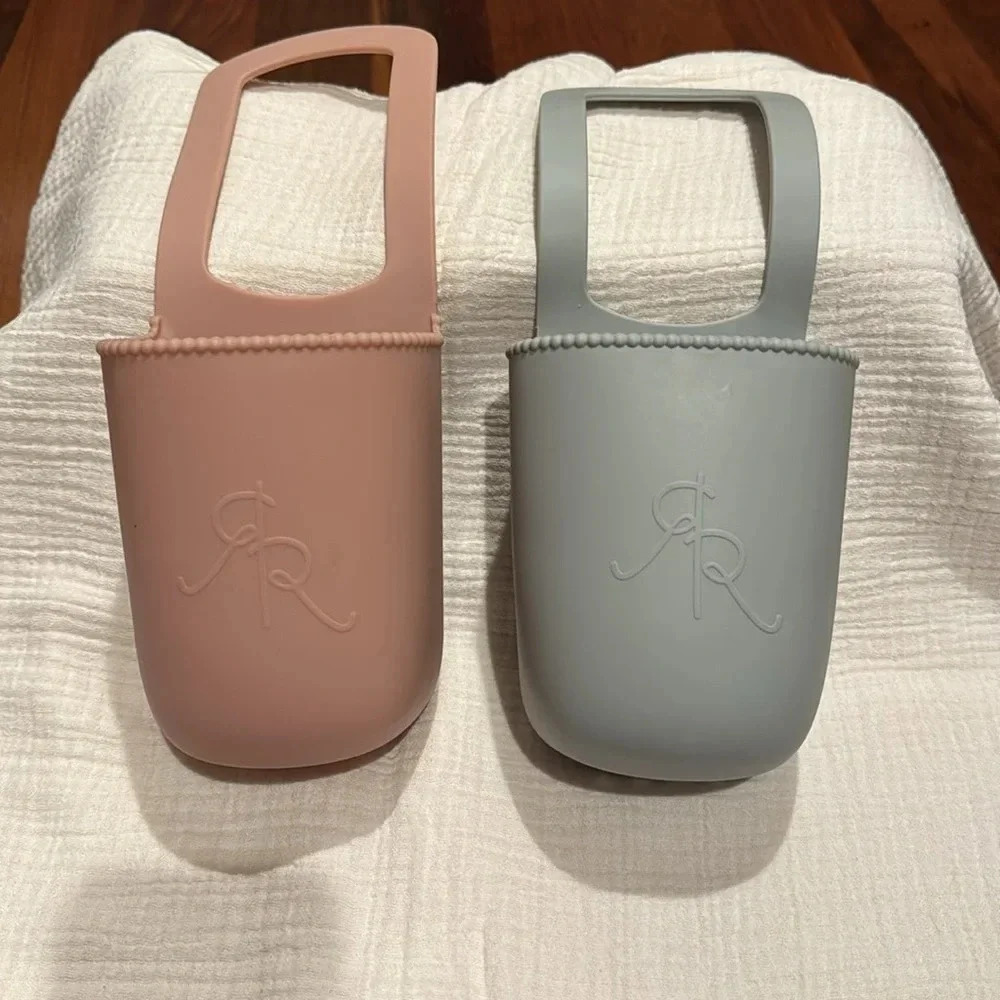 Ryan & Rose Cutie Holder (2) Blush and Slate